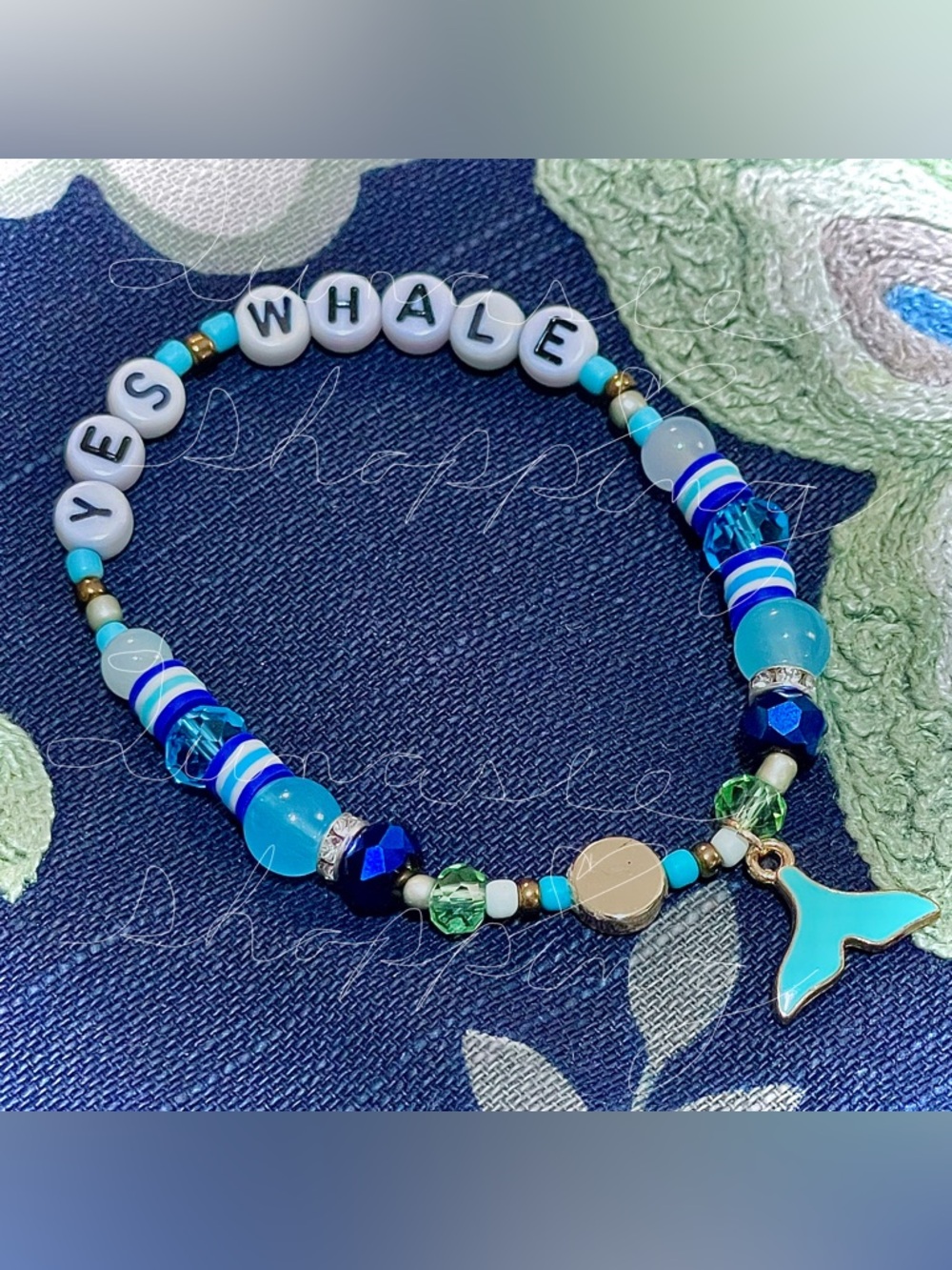Taylor Swift 1989 “Yes Whale” Beaded Bracelet